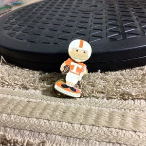 Tennessee Volunteers Orange Football Enamel Pin